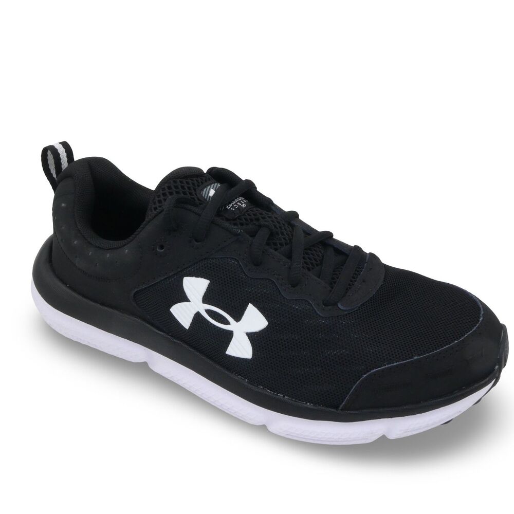 Under Armour Women’s US 8.5 Charged Assert 10 Athletic Shoes Sonar Black White